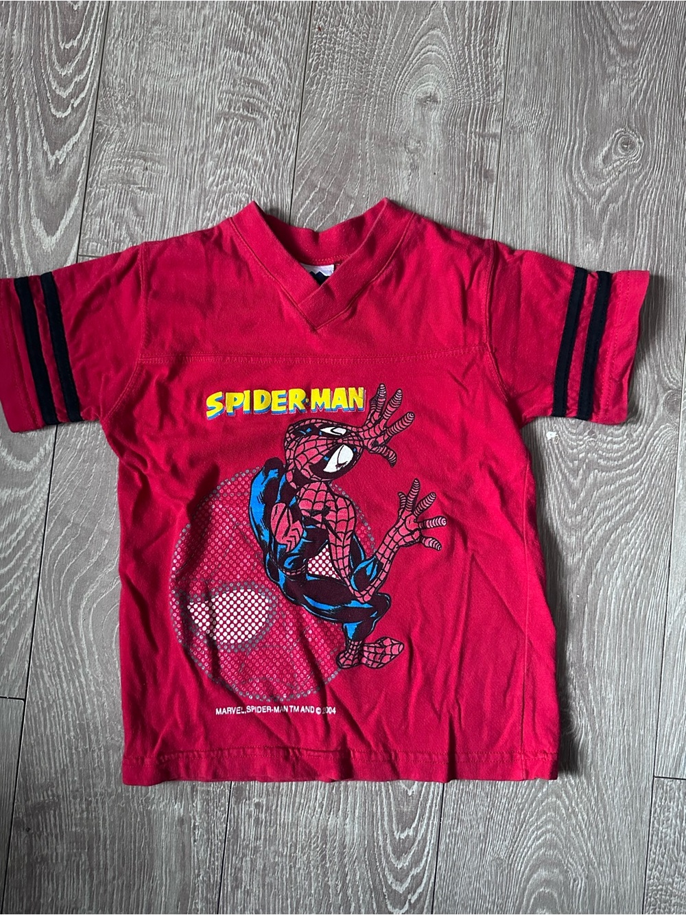 Vintage 2004 Marvel Spider-Man Red Kids T-Shirt